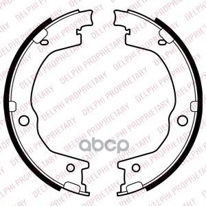 

Комплект тормозных колодок DELPHI LS2035