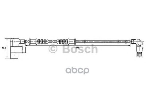 

Датчик abs BOSCH 0265006368