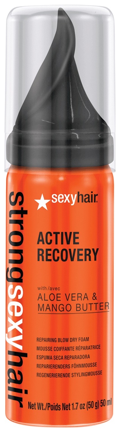 фото Мусс для волос sexy hair strong active recovery repairing blow dry foam 50 мл