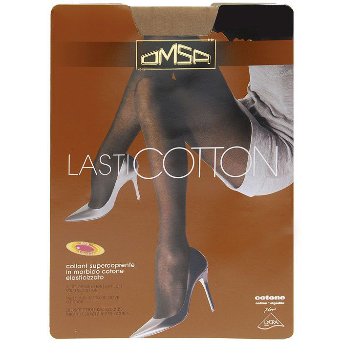 

Колготки женские Omsa LASTICOTTON бежевые  (L, Бежевый, LASTICOTTON