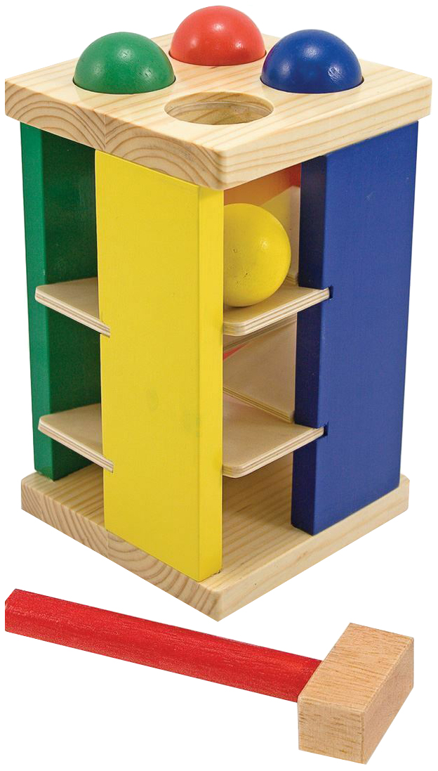 

Деревянная игрушка Melissa & Doug Игра с молотком