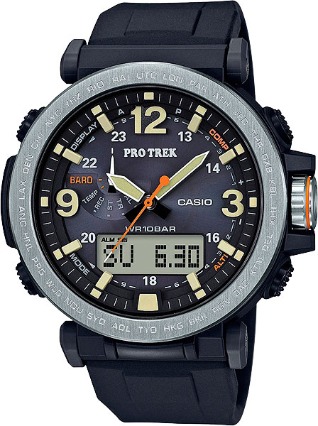 фото Наручные часы кварцевые мужские casio pro trek prg-600-1e