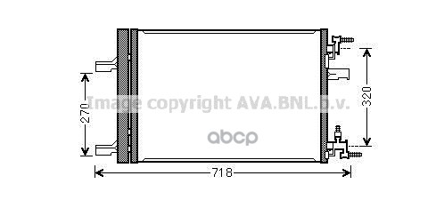 

Радиатор кондиционера AVA QUALITY COOLING OLA5500D