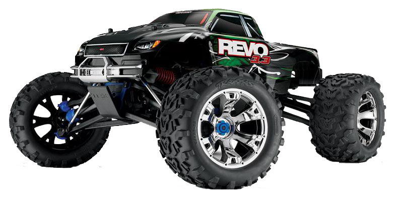 Радиоуправляемая машинка Traxxas Revo 3,3 Nitro 1/10 4WD TSM TRA53097-3