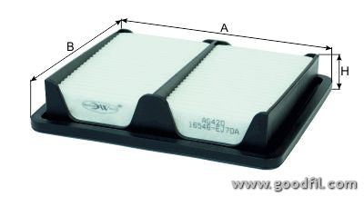 

Фильтр воздушный GOODWILL AG 420/1