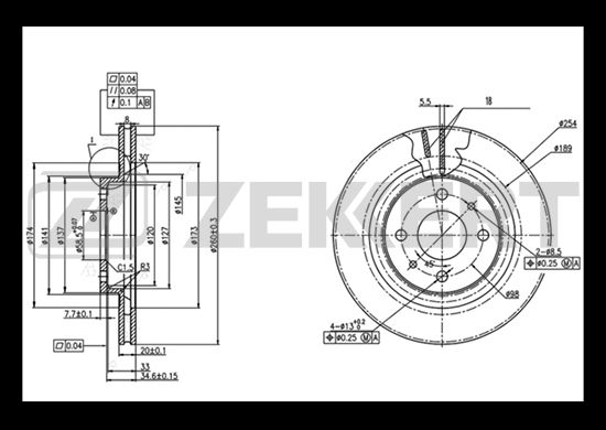 Тормозной диск ваз 2108 чертеж