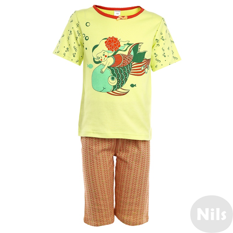 

Пижама детская Модамини, цв. зеленый р.98, D14-650
