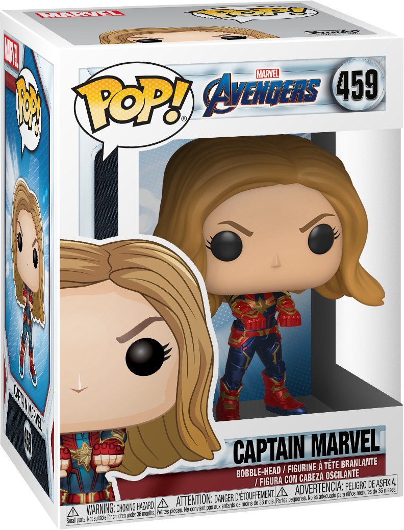 фото Фигурка-головотряс funko pop! bobble marvel: captain marvel: captain marvel