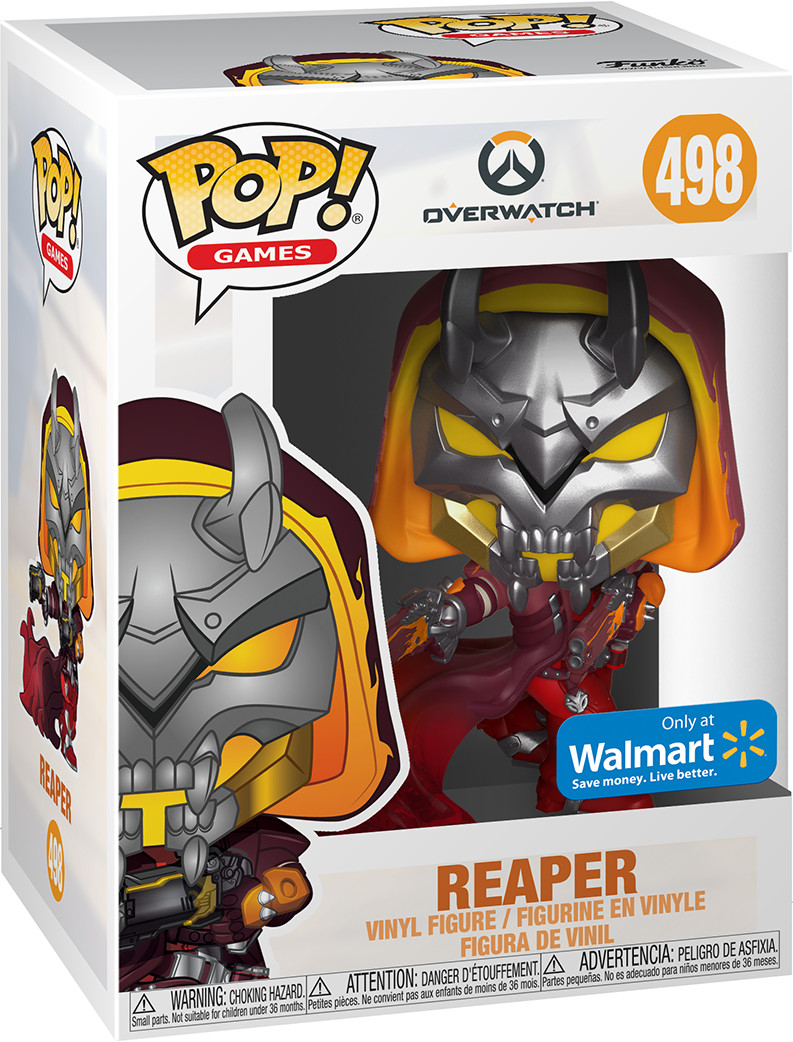 фото Фигурка funko pop! games overwatch: reaper (hell fire) (exc)