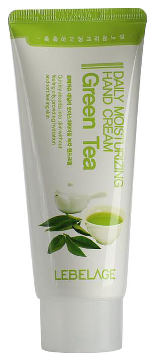 Увлажняющий крем для рук с маслом зеленого чая Lebelage Green Tea Moisturizing Hand Cream