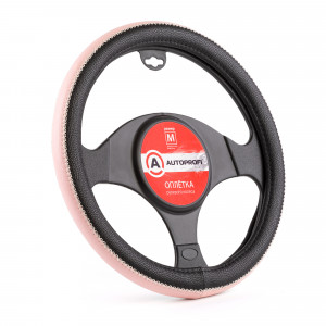 

Оплетка на руль Autoprofi AP-1931 BK/PINK (M), Розовый