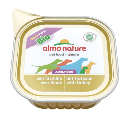 фото Консервы для собак almo nature daily menu bio, индейка, 100г