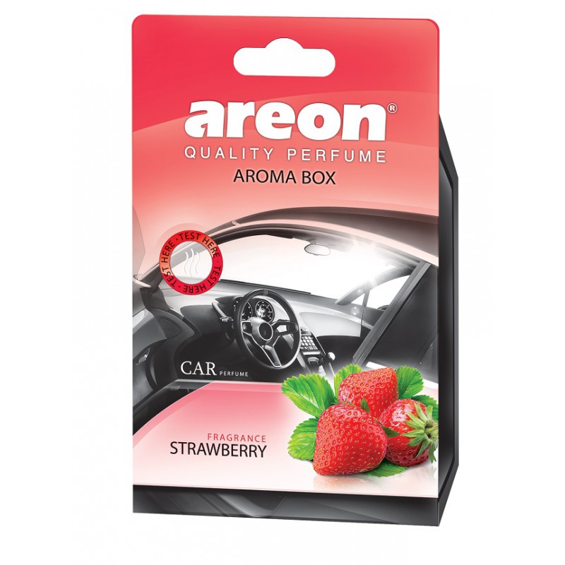 фото Освежитель воздуха под сидение авто areon box 704-abc-04, strawberry, клубника