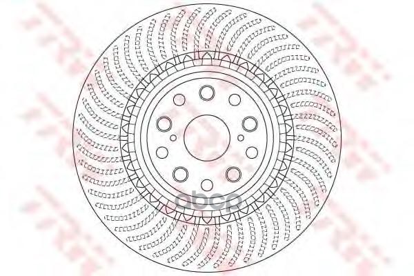 фото Тормозной диск trw/lucas df6488s