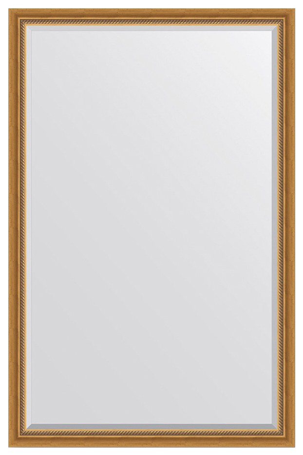 фото Зеркало настенное evoform 80315772 113х173 см, состаренное золото с плетением