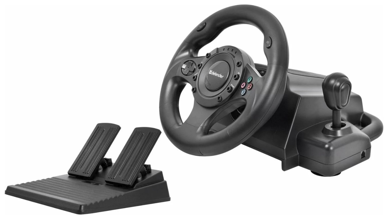Руль для игровой приставки Defender Forsage Drift