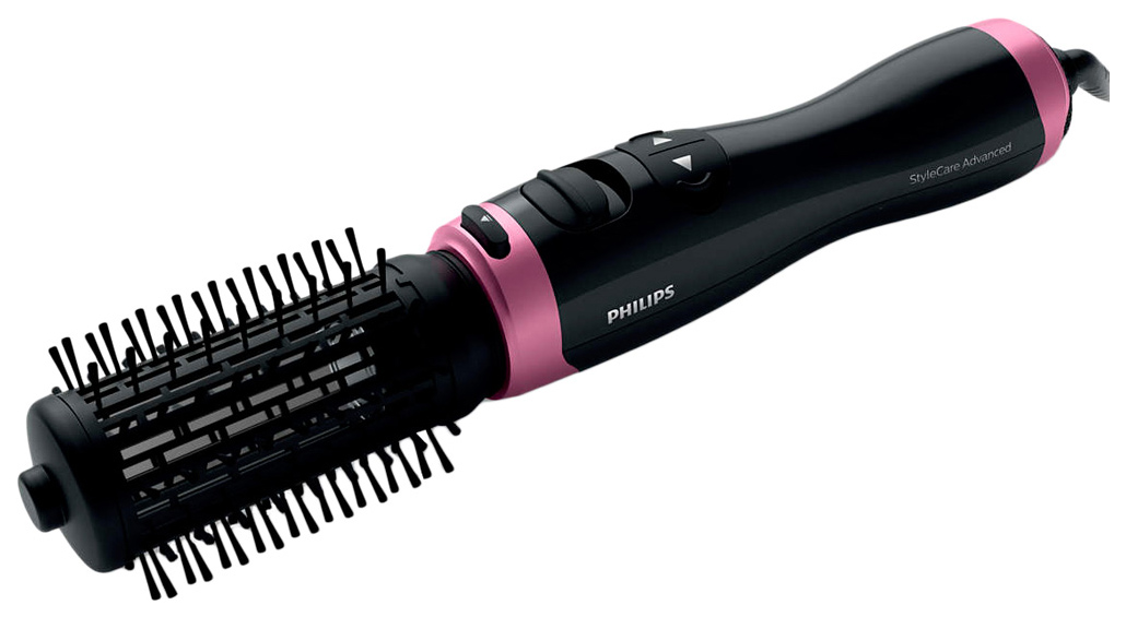 фото Фен-щетка philips stylecare hp8679/00 black/pink