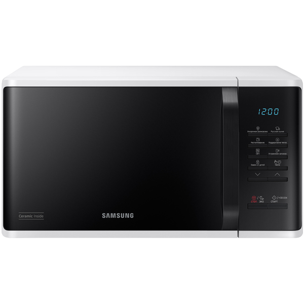 фото Микроволновая печь соло samsung ms23k3513aw white