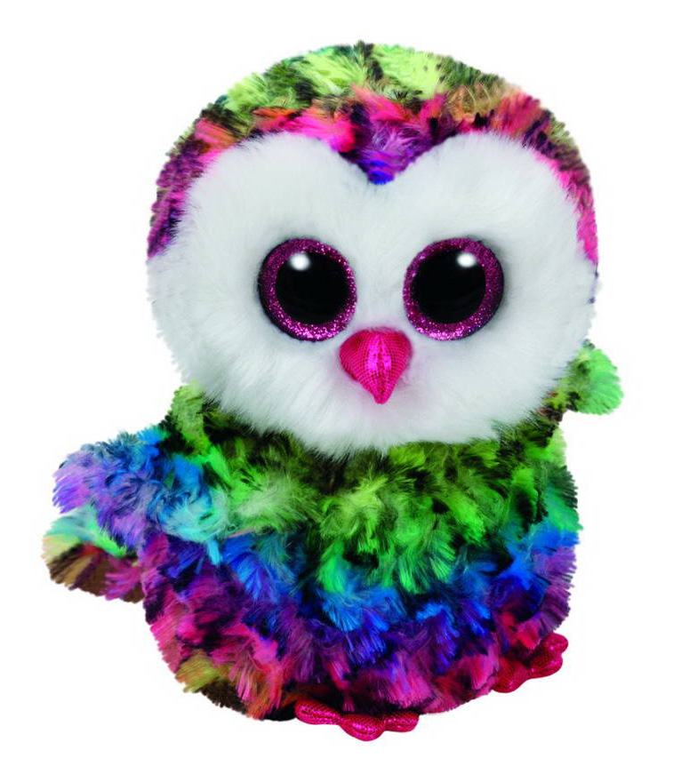 фото Мягкая игрушка ty beanie boos совенок (разноцветный) owen 15 см