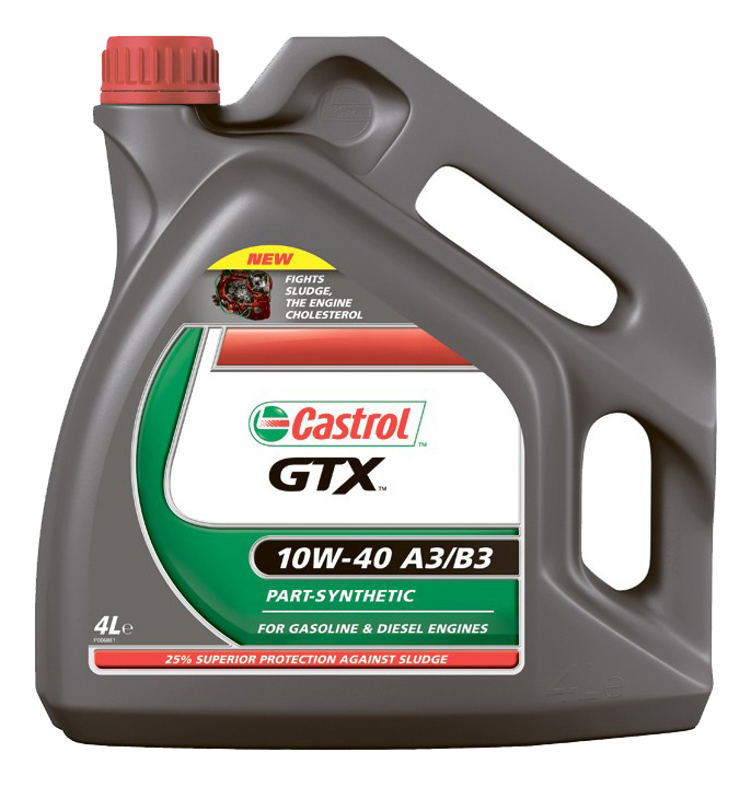 фото Моторное масло castrol gtx 10w-40 4л