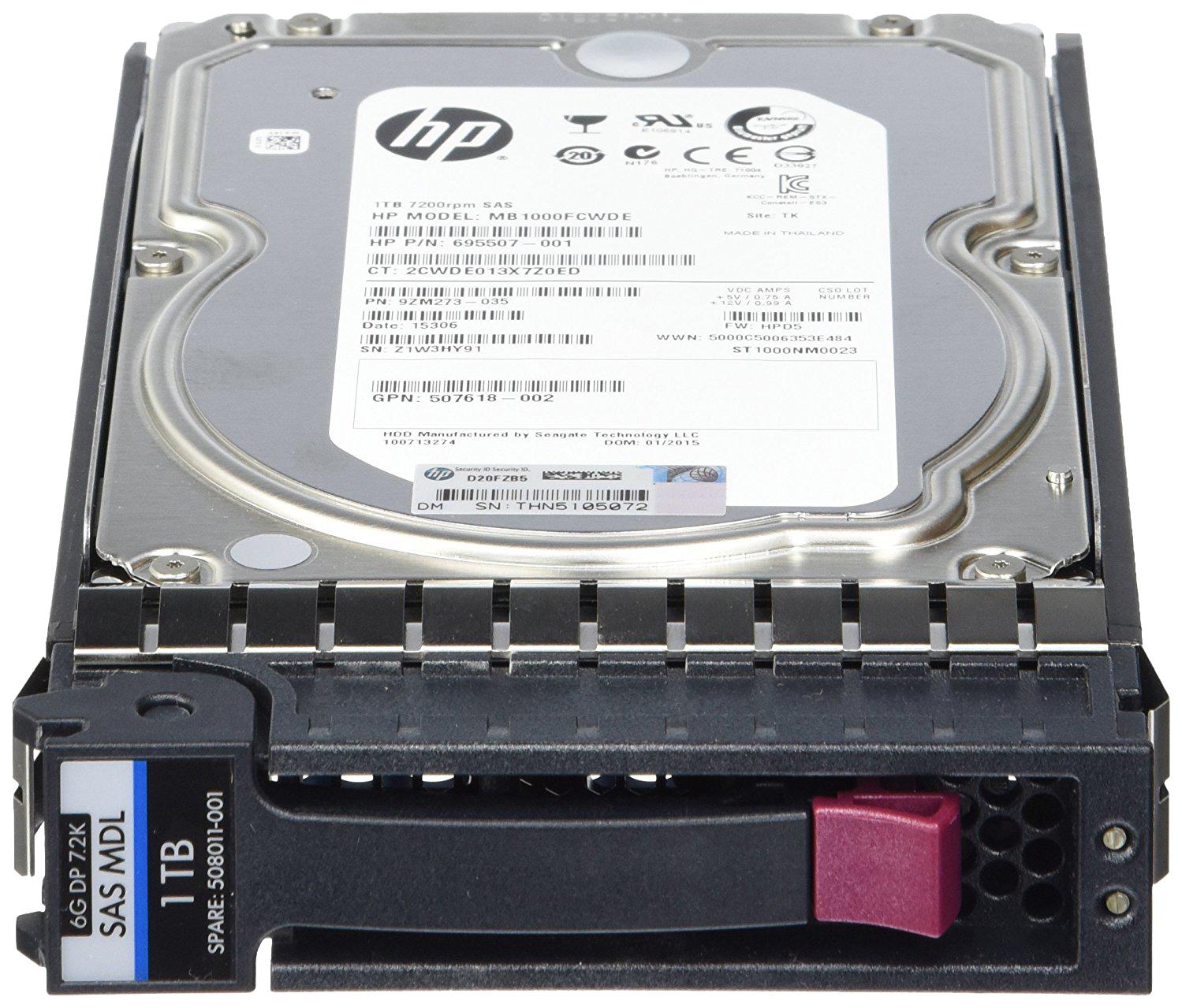 фото Внутренний жесткий диск hp 1tb (507614-b21)