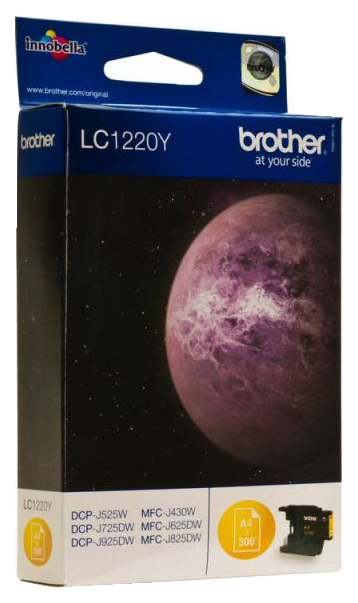 Картридж для струйного принтера Brother LC-1220Y, желтый, оригинал