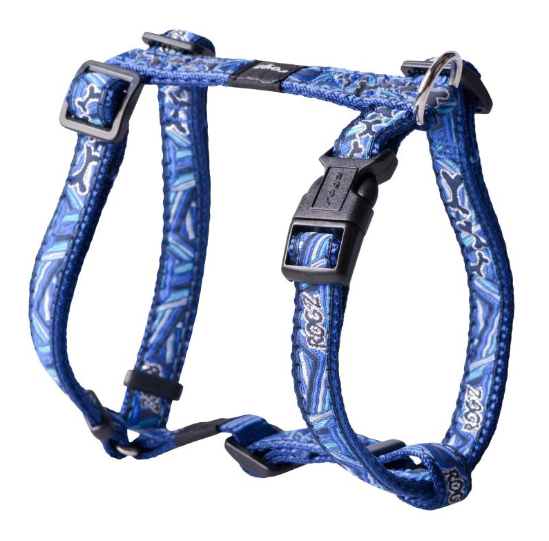 

Шлейка для собак Rogz Fancy Dress L-16мм Синий SJ12CD, Fancy Dress