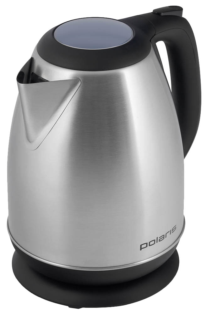 Чайник электрический Polaris PWK1751CA 1.7 л серебристый, черный электромясорубка polaris pmg 2546 500 вт серебристый