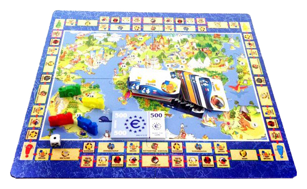 Семейная настольная игра Play Land Кругосветное путешествие москва кругосветное путешествие