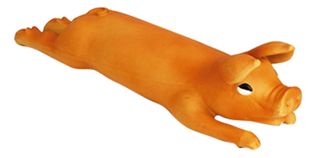 фото Жевательная игрушка для собак beeztees поросенок 25 см