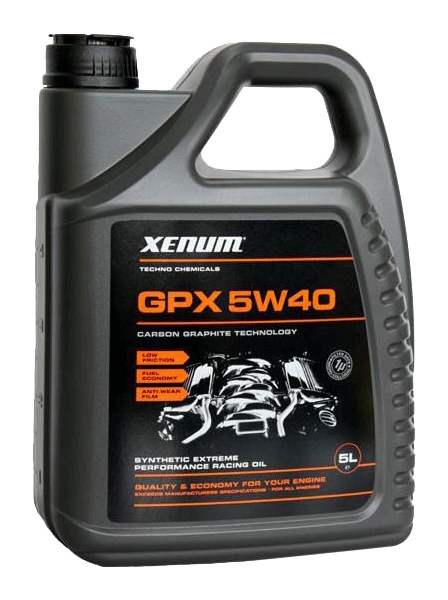 Моторное масло Xenum GPX 5W40 5 л