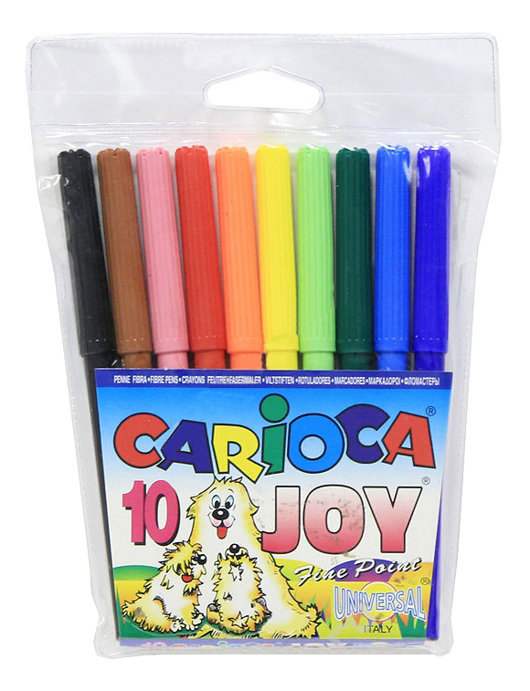 фото Фломастеры carioca joy 10 цветов