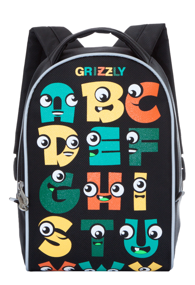 

Рюкзак детский Grizzly RS-734-5 детский черный - оранжевый, RS-734-5