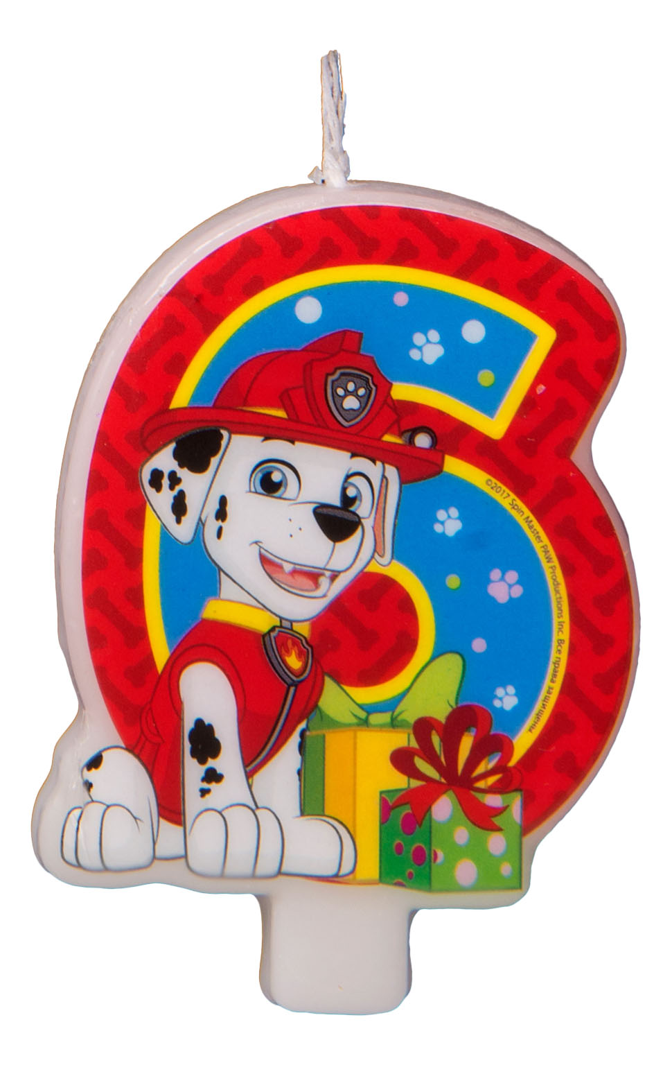 фото Свеча-цифра paw patrol № 6 31358