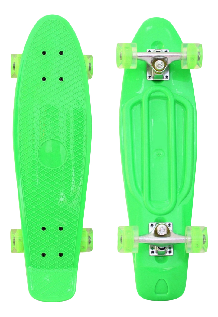 фото Скейтборд детский r-toys classic 22 56x15 см, зеленый