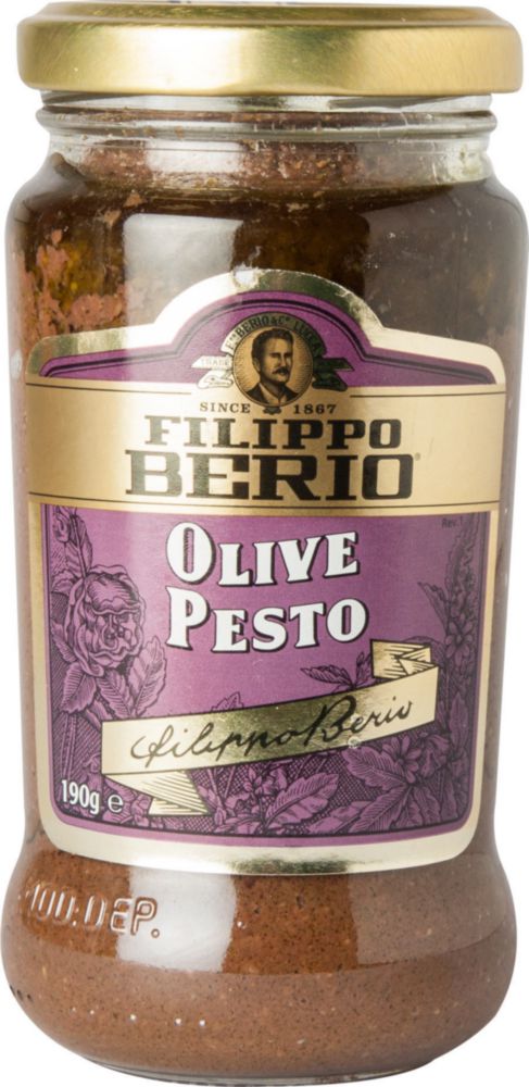 Соус Filippo Berio olive pesto с маслинами 190 г