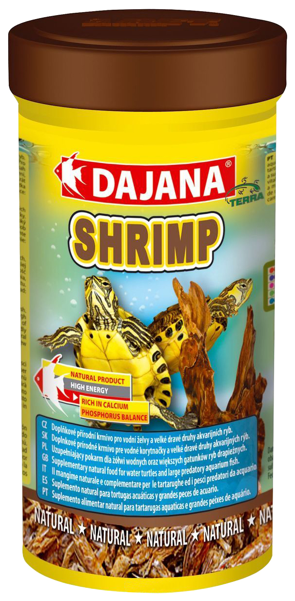 

Корм для рептилий Dajana , креветка, 0.07кг, Shrimp