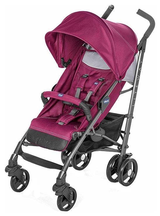

Прогулочная коляска Chicco Lite Way 3 Top Red Plum, Lite Way 3 Top