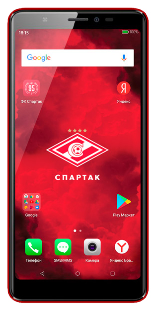 

Смартфон BQ BQ-5500L Advance Spartak Edition 16Gb Red, BQ-5500L Advance Spartak