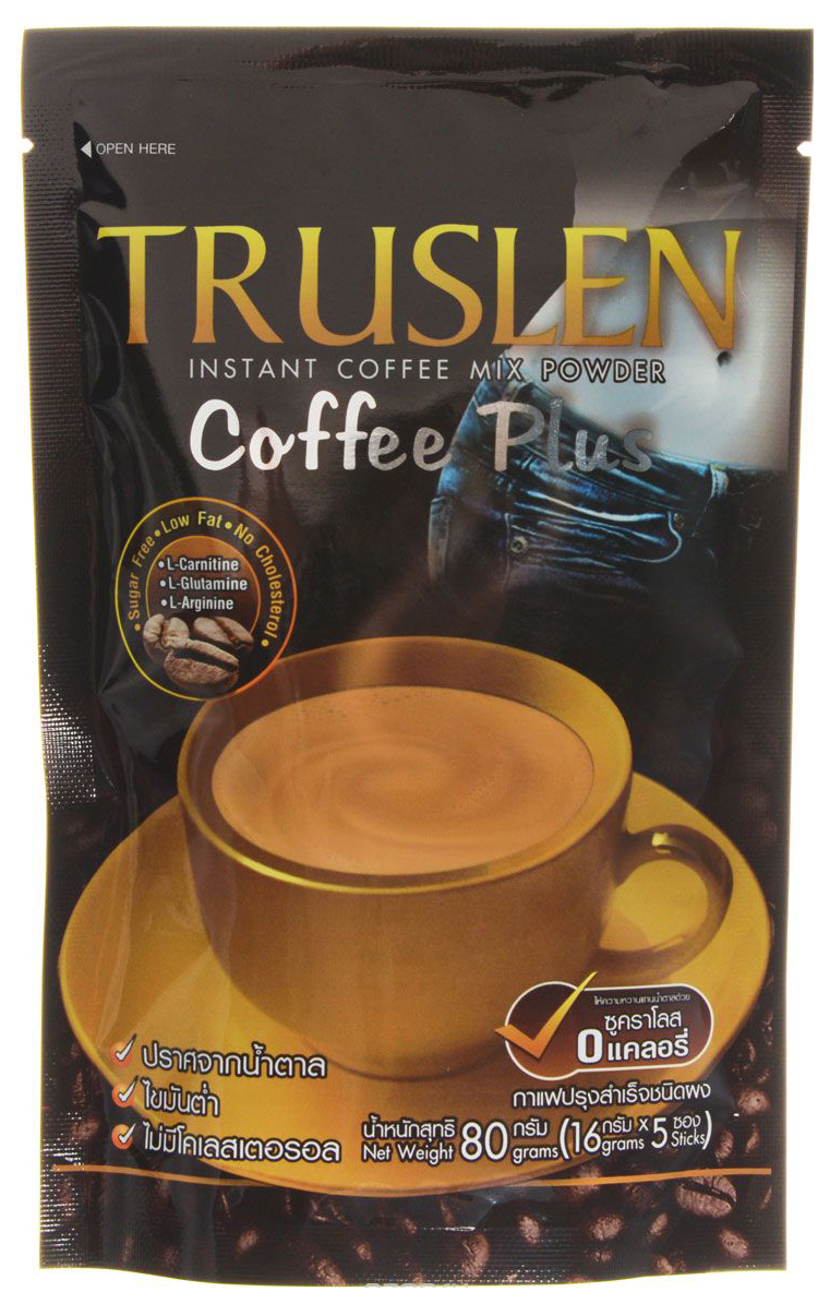Кофейный напиток Truslen coffee plus растворимый 16 г 5 штук