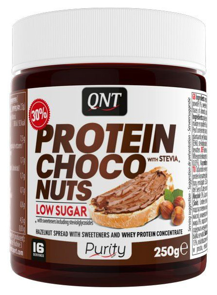 фото Ореховая паста qnt protein 250 г choco nuts