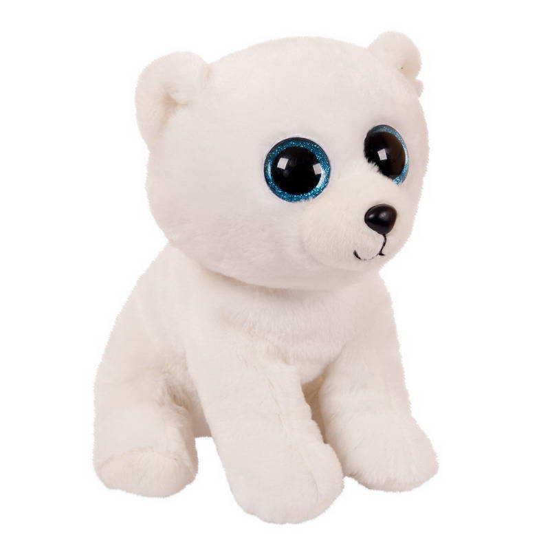 Мягкая игрушка ABtoys Медвежонок, белый, 24 см