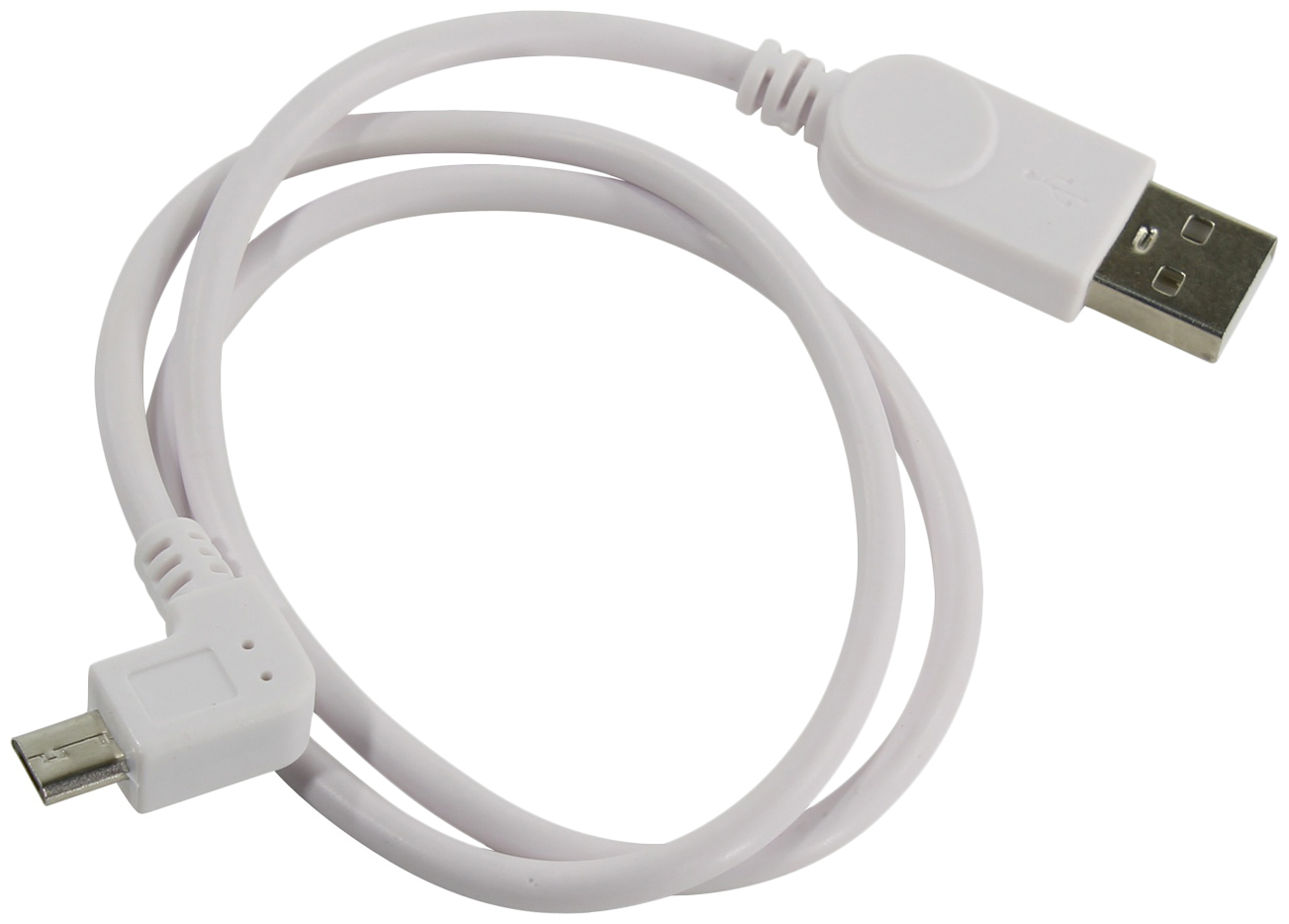 фото Кабель orient mu-205w2 micro usb 2,0, am -> micro-bm (5pin) 0,5 м, белый