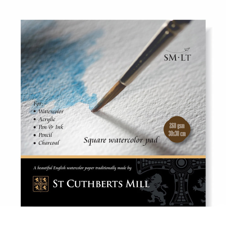 

Альбом для акварели Smiltainis Square Watercolor, 30х30 см, 20 л