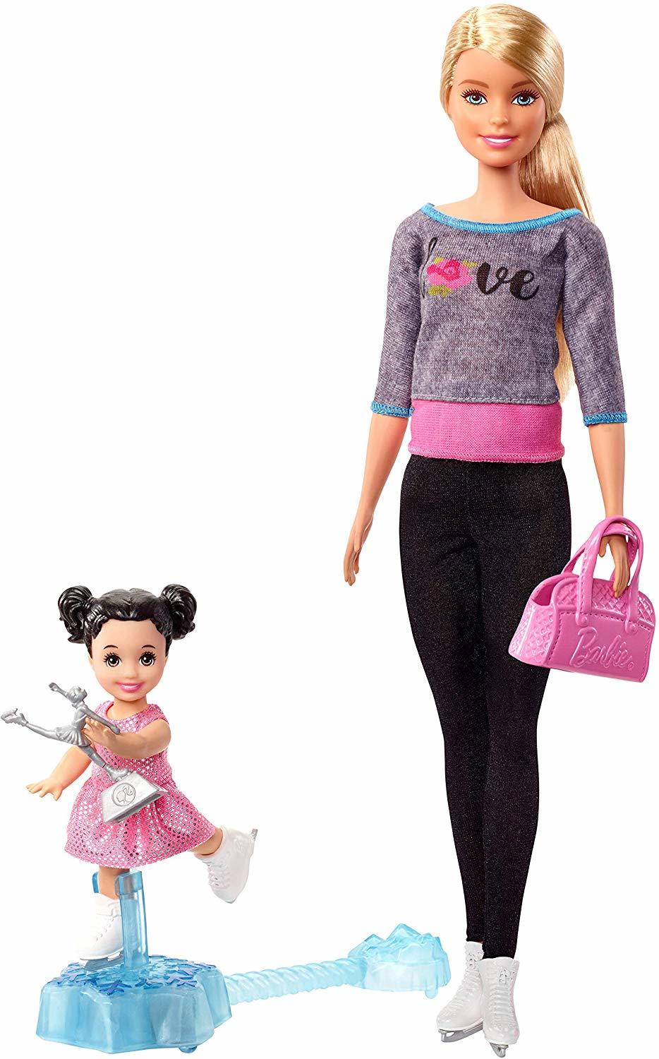 Кукла Barbie Барби - тренер по фигурному катанию FXP38