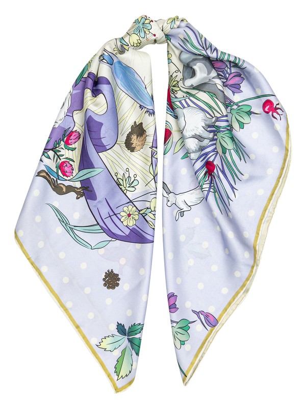 

Платок женский Eleganzza E04-7207 фиолетовый, E04-7207