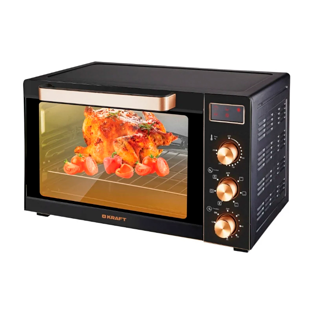 

Мини-печь Kraft KF-MO6012RKDGLB Black, KF-MO6012RKDGLB