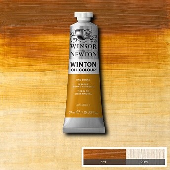 фото Масляная краска winsor&newton winton натуральная сиена 37 мл