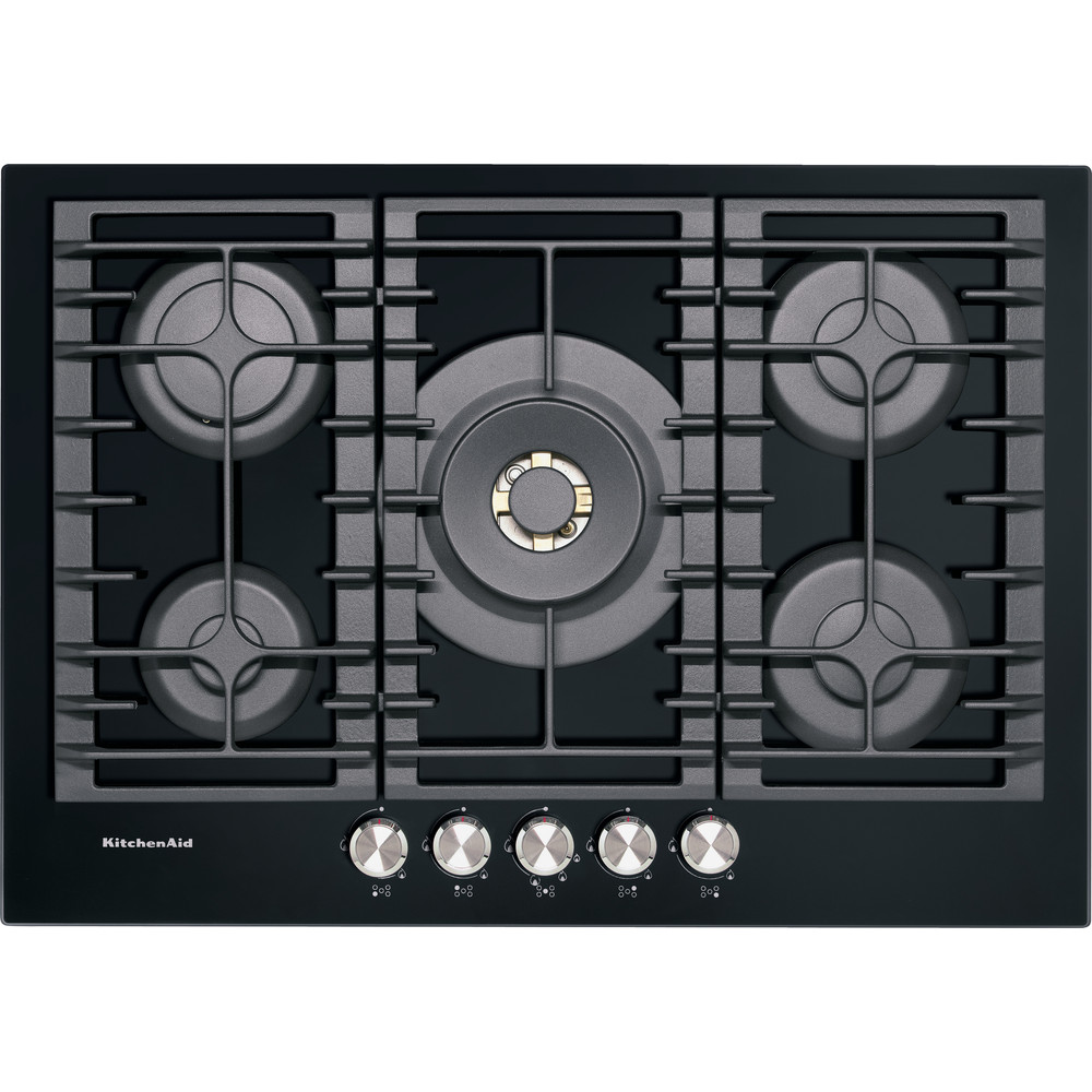 

Встраиваемая варочная панель газовая KitchenAid KHGD5 77510 черный, KHGD5 77510