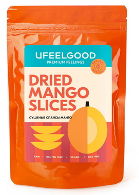 фото Манго ufeelgood cушеные слайсы 100 г